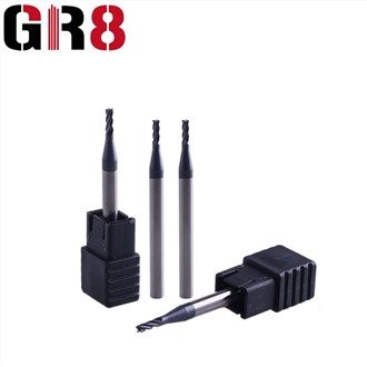 2 बांसुरी फ्लैट माइक्रो-व्यास मिलिंग कटर